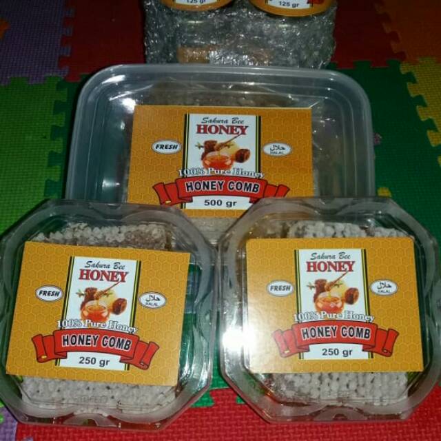 

Sarang Lebah Madu Asli 100% Uk. 250 gr