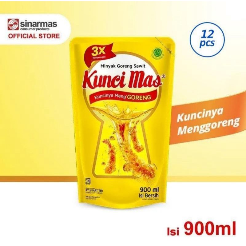 

MINYAK GORENG KUNCI MAS 900 ml