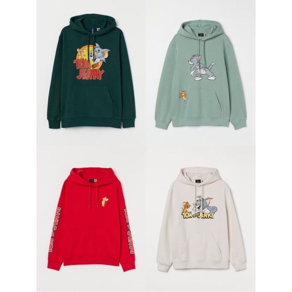 HOODIE H&M / HNM ORIGINAL MURAH FULL LABEL - TOM AND JERRY