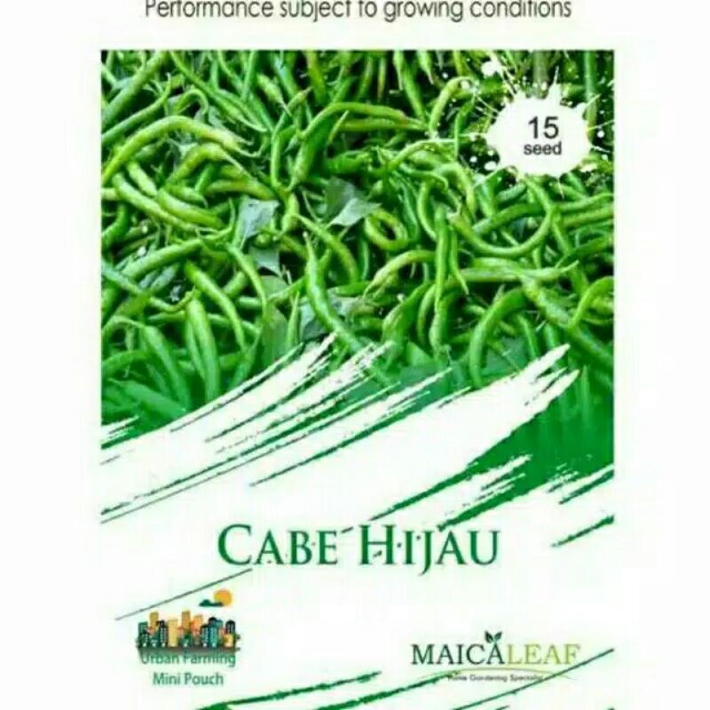 

cabai hijau isi 15 biji