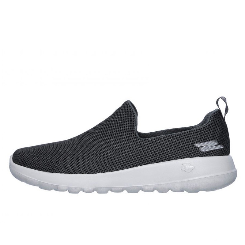 Skechers Original Sepatu Pria Slip On Gowalk Max - Hitam Putih / Black White