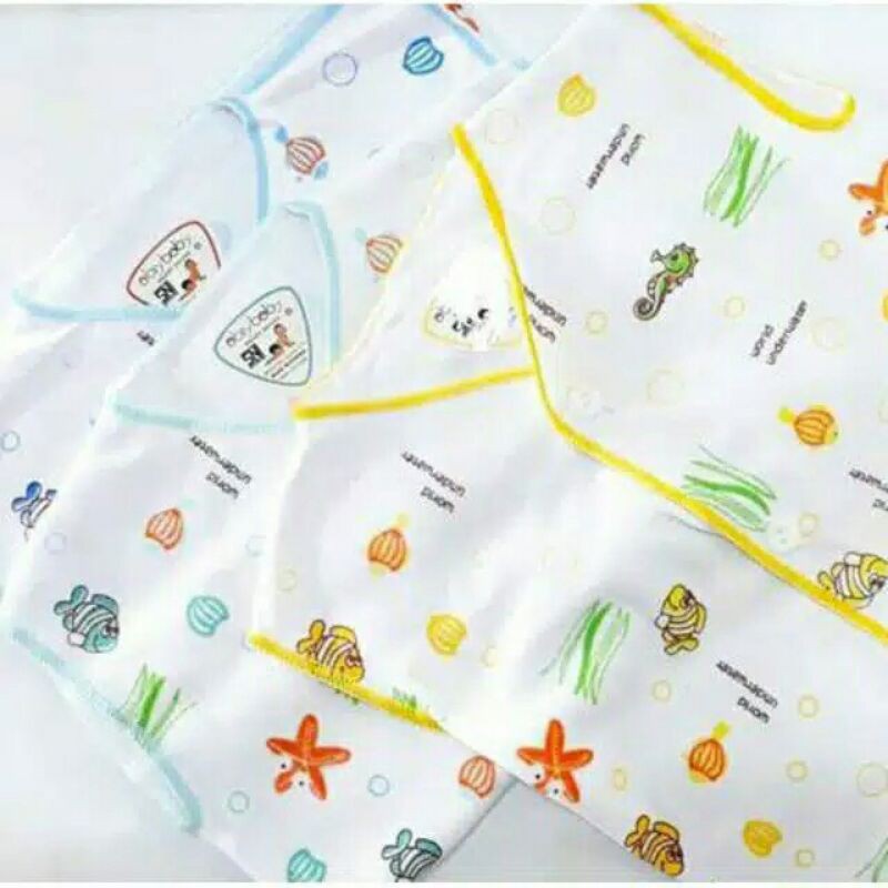 6pc  Baju Bayi Lengan Kutung Abiy Baby Ukuran Newborn SNI-Baju Bayi Murah