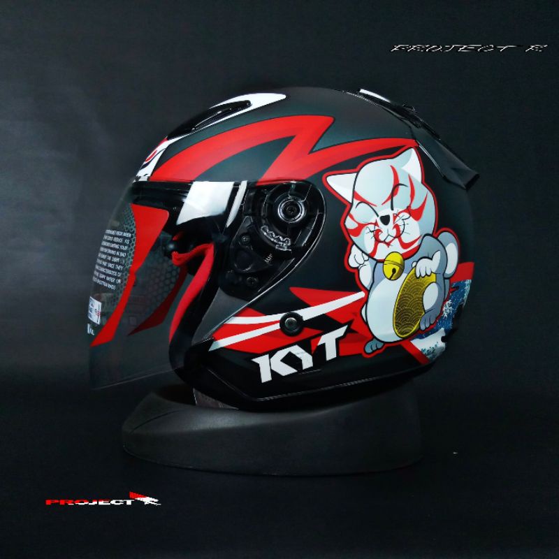 KYT DJ MARU KABUKI CAT DOFF