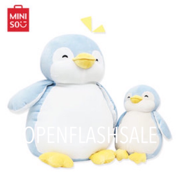 miniso plush penguin