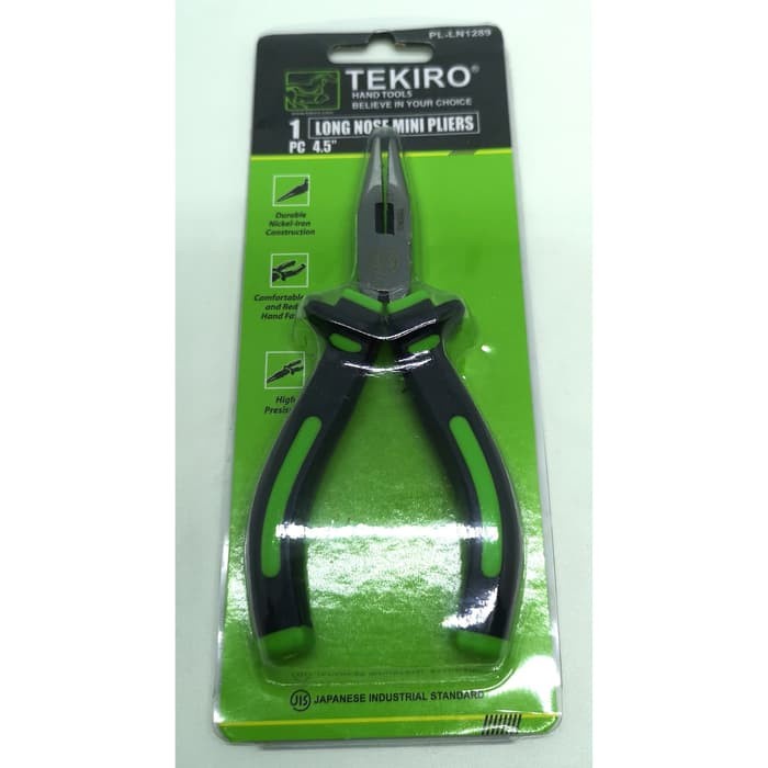 Tang Lancip 4.5&quot; TEKIRO PL-LN1289 / Tang Cucut Nose Pliers 4.5 Inch