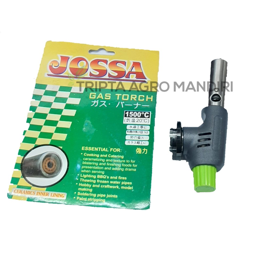 Gas Torch Portable / Kepala Gas Torch Jossa / Pemantik Gas Butane