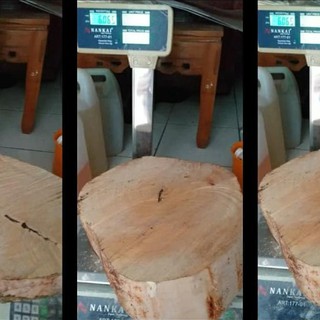 Terlaris Talenan Kayu Asem  Diameter 27Cm 28Cm Tebal 7Cm 