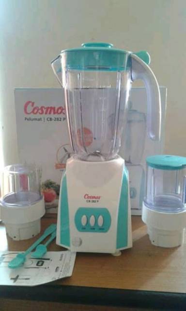 COSMOS Blender Plastik 2 Liter 3 in 1 CB282P 250 Watt