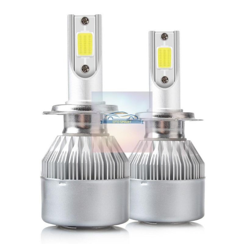 Lampu Mobil LED Headlight C6 H4 COB 2 PCS