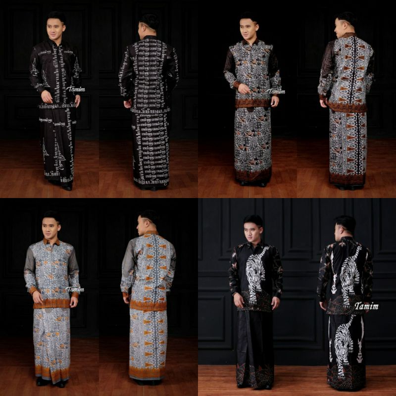 GARANSI SETELAN BAJU KOKO SARUNG LEBARAN 2025 SARUNG BATIK KEMEJA KOKO SARUNG PRIA
