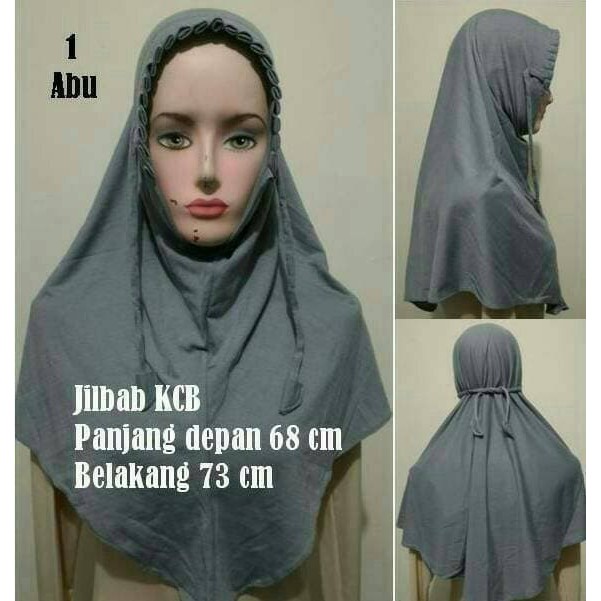 Jilbab instan KCB polos  Jilbab serut Husna berkualitas