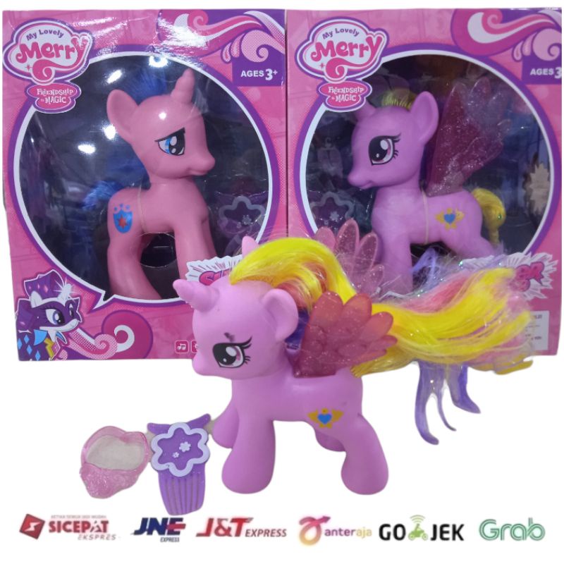mainan kuda poni my lovely kuda poni patung kuda poni