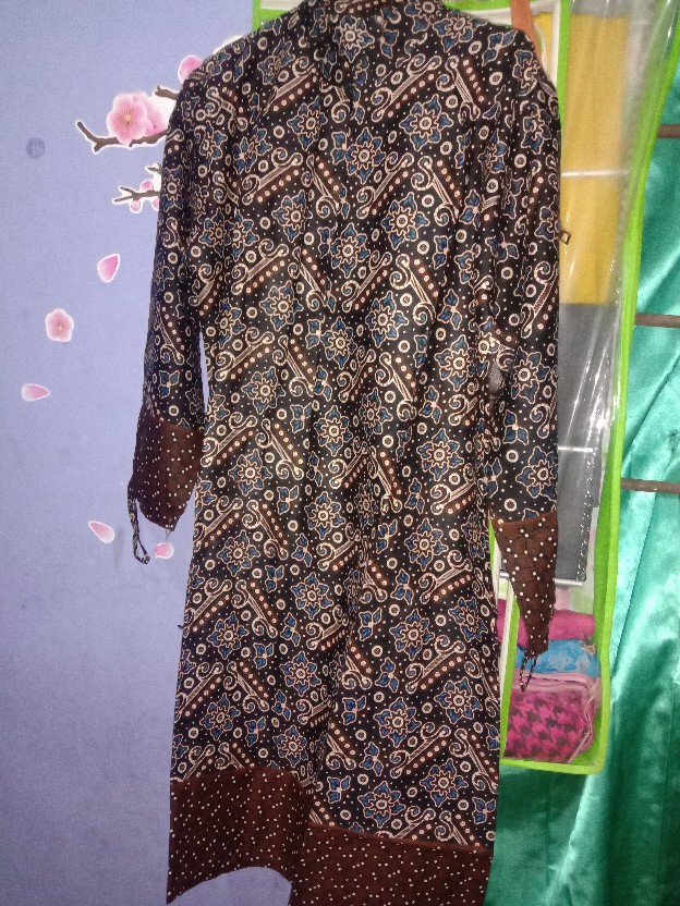 Batik Couple Keluarga Sania Ruffle Ori Ndoro Jowi Dnt Mataram