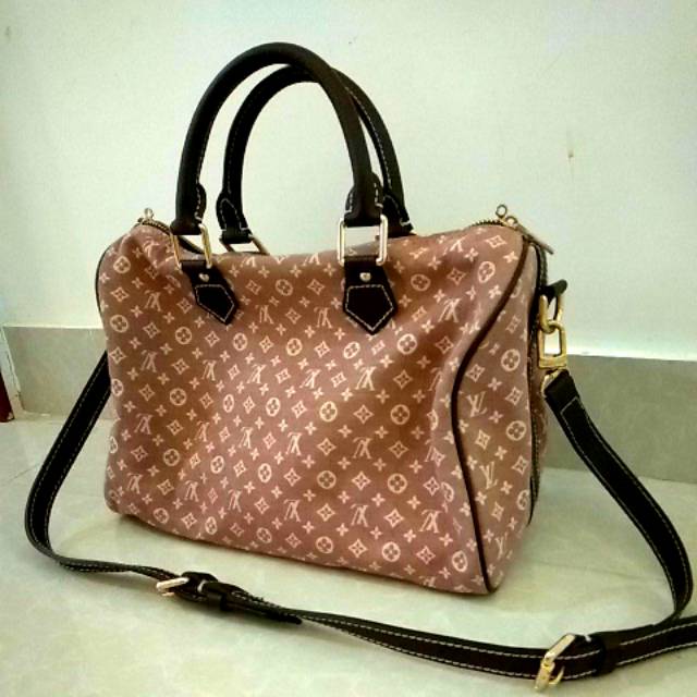 Tas Louisvuitton LV monogram kanvas LV speedy kulit asli LV mirror quality