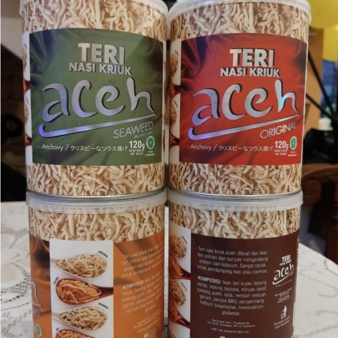 

TERI NASI KRIUK ACEH 120GR - TERI MEDAN 4 VARIAN RASA
