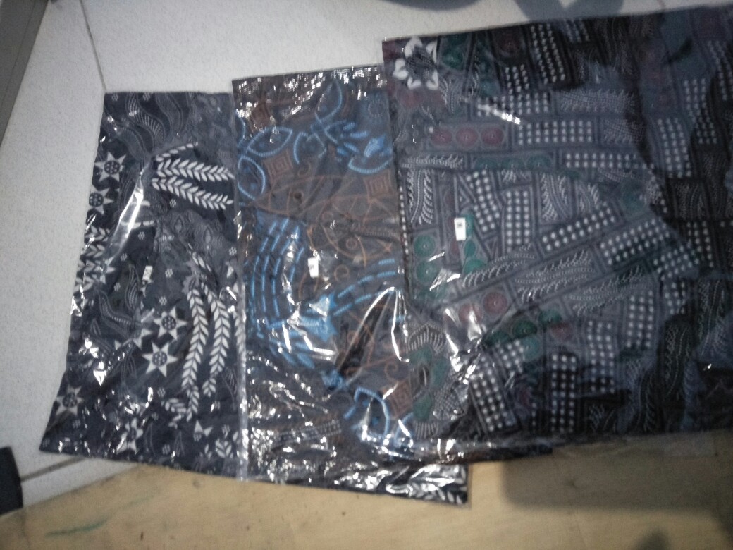 Baju Batik Pria Slimfit Big Size M L Xl Xxl Atasan Kemeja Batik Lengan Pendek Original
