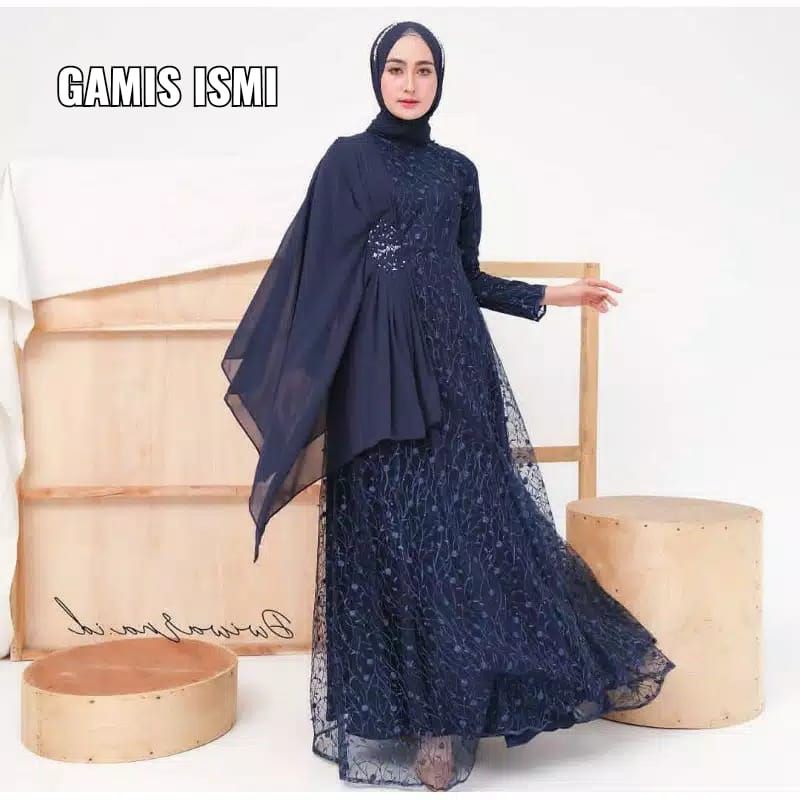 GAMIS ISMI(READY SIAP KIRIM)/DRESS BRUKAT/DRESS BUSUI /DRESS PESATA /BAJU KONDANGAN /TERIMA SERAGAM