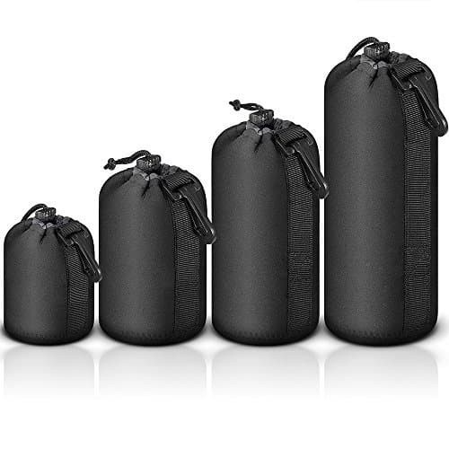 Tas Lensa Kamera DSLR 4PCS - Black