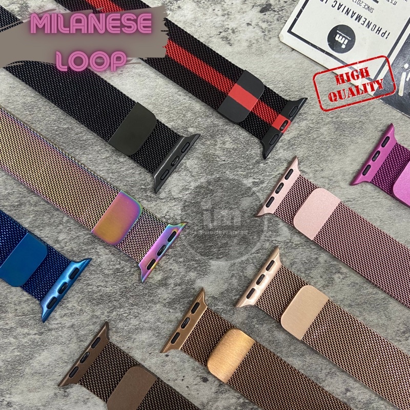 STRAP IWATCH SMARTWATCH MILANESE LOOP 38mm 42mm 40mm 44mm 41mm 45mm - APPLE WATCH SERIES 1 2 3 4 5 6 7 8 9 SE