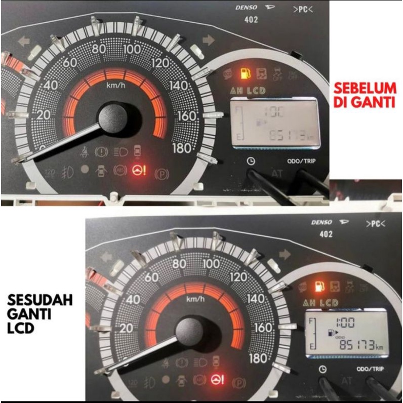 lcd speedometer Avanza Xenia 2015-2021