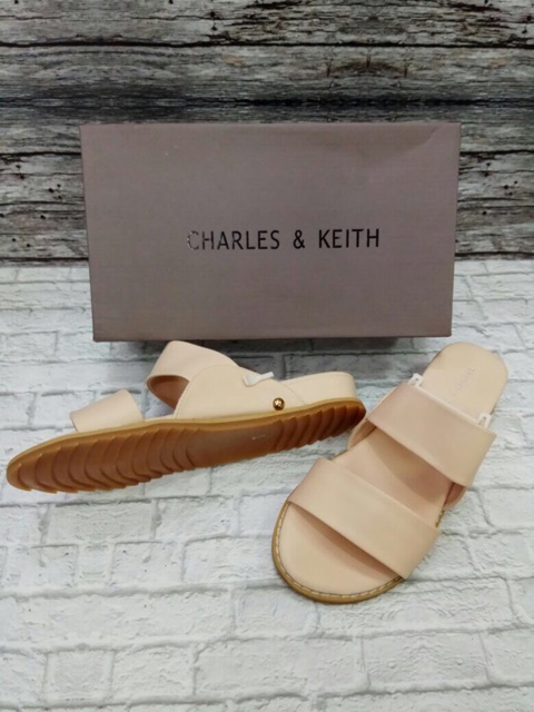 ( CUCI GUDANG ) CHARLES n KEITH DOUBLE STRAP | NO BOX