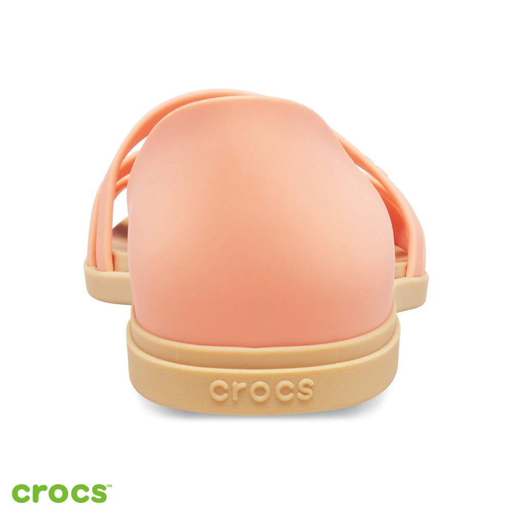 CROCS TULUM FLAT / CROCS SANDAL WANITA / FASHION WANITA - PEACH