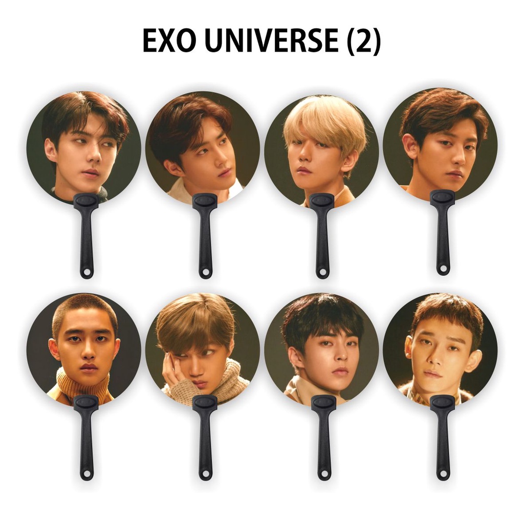 [READY STOCK] KIPAS TANGAN HANDFAN EXO UNIVERSE (2) - SOUVENIR KPOP UNOFFICIAL