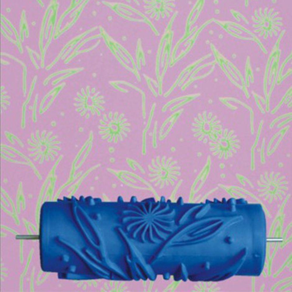 Solighter Grain Paint Roller Kuas Dinding Dekorasi Rumah DIY Pigment Printing Arts Alat Pola Imitasi