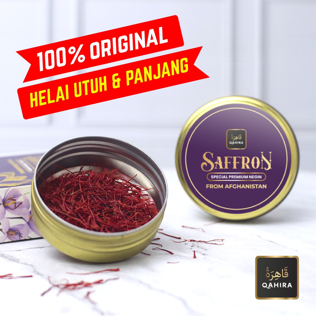 Qahira Saffron Untuk Menyembuhkan Penyakt Dan Merawat Kecantikan BUY 1 GET FREE 1 Saffron Original