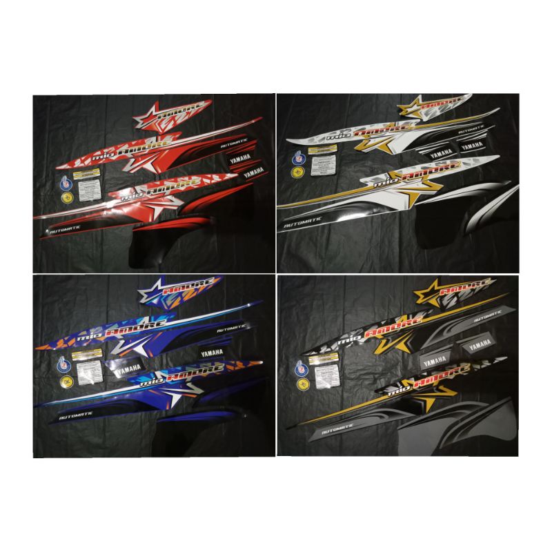 STRIPING MIO SPORTY , SMILE AMORE BINTANG , STRIPING MIO SMILE VARIASI