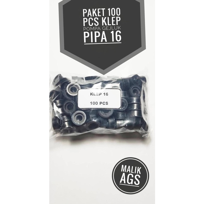 Paket 100 pcs klep pompa gejluk pipa od16