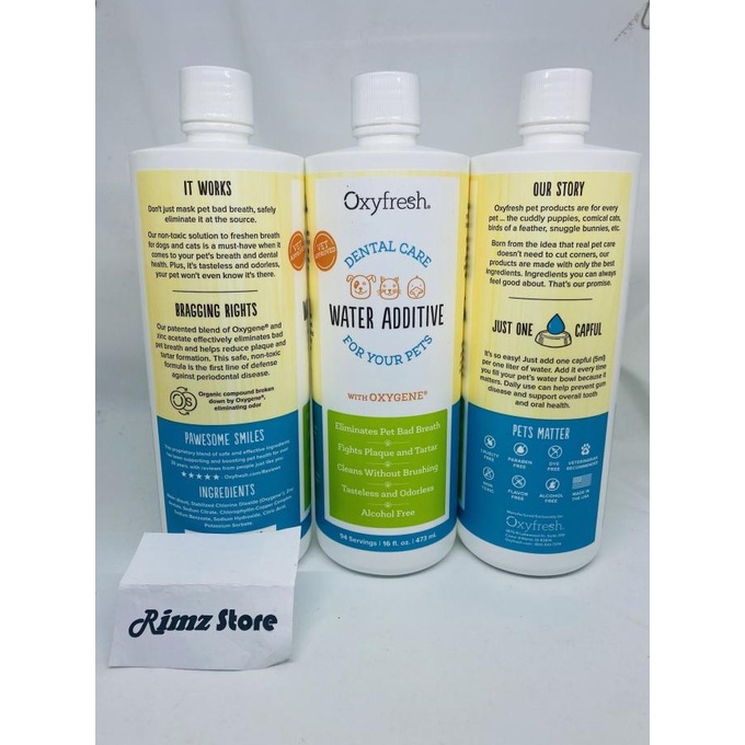 

Hot Sale Oxyfresh Pet Water Additive 473Ml Hot Sale