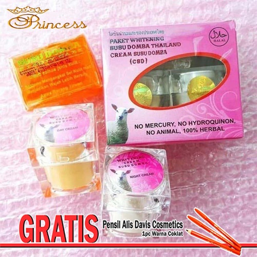 Paket Cream Susu Domba 30 gram 100% Original free 1 pc pensil alis