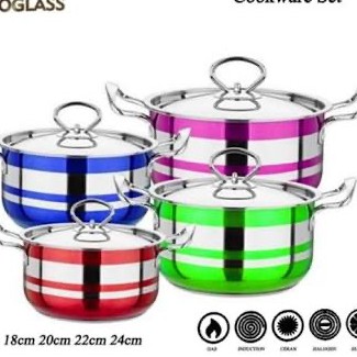 Panci set Warna Warni 18-24 cm