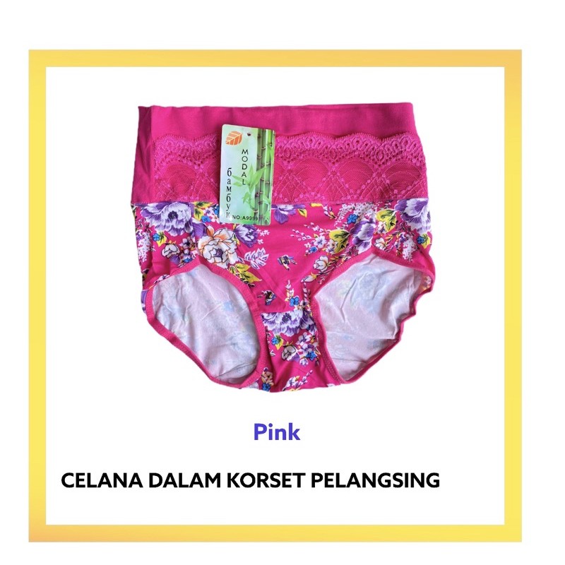 Celana Dalam Korset Pelangsing Pembentuk Tubuh Pembakar Lemak Munafie Slimming Pants Katun Murah