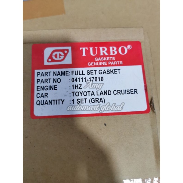 packing set komplit lc land cruiser hdj80 vx80 1HZ Prado 1KZ