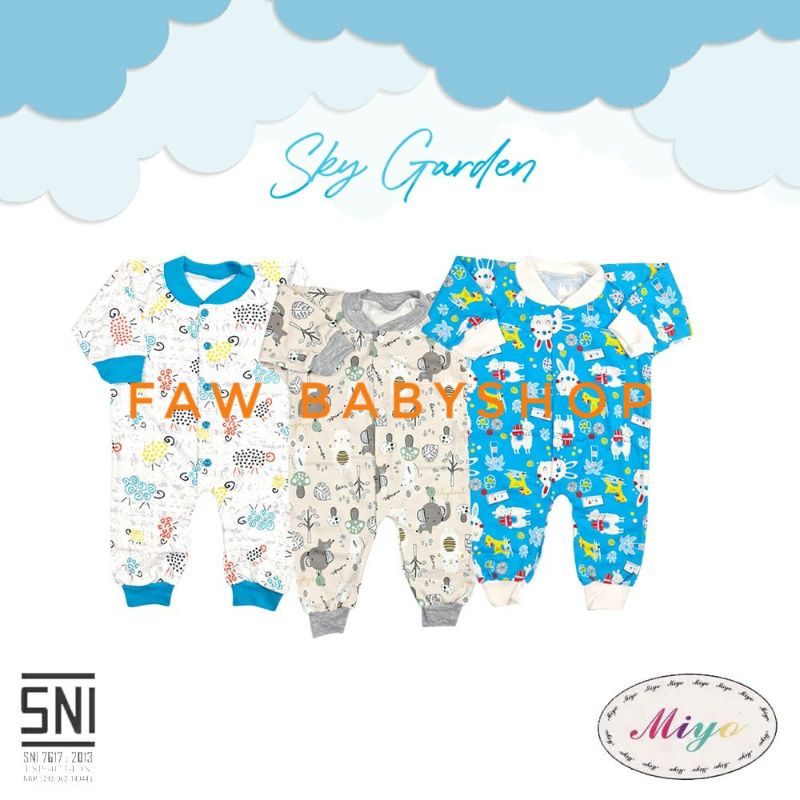 MIYO BAJU KODOK PANJANG Motif size Newborn/ jumper panjang