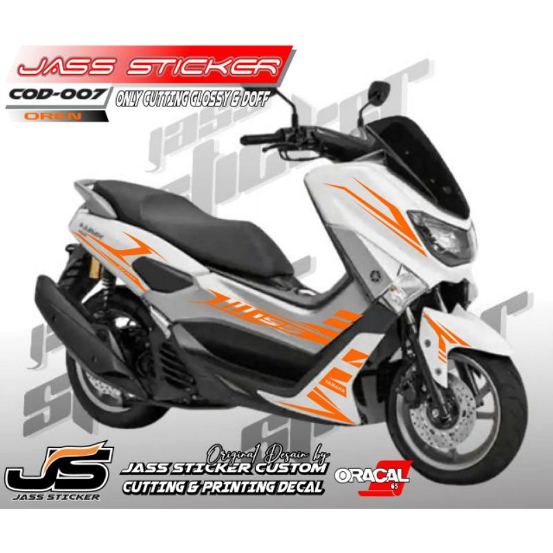 (COD)STICKER CUTTING NMAX / STIKER STRIPING NMAX 2017/ STRIPING VARIASI NMAX/ AKSESORIS MOTOR NMAX