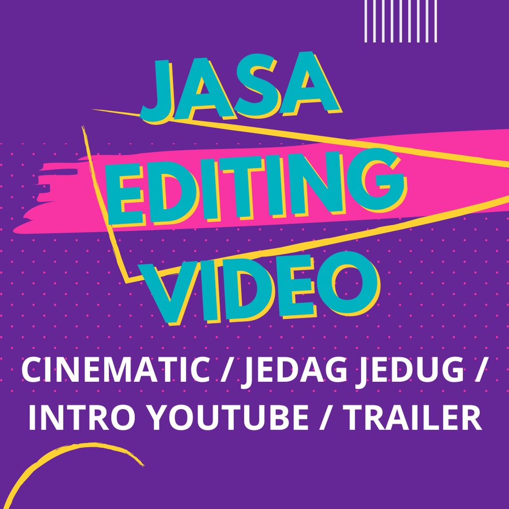 JASA EDIT VIDEO CINEMATIC / JEDAG JEDUG / INTRO YOUTUBE / TRAILER