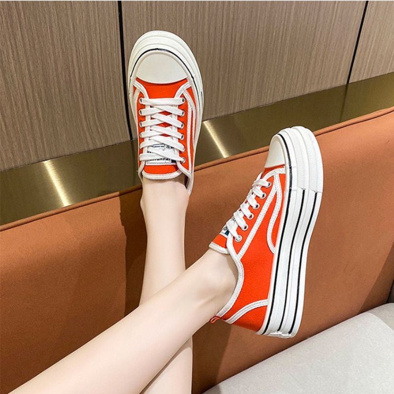 9015 Sepatu Kets Wanita Sneakers Putih Import Cewek Korea