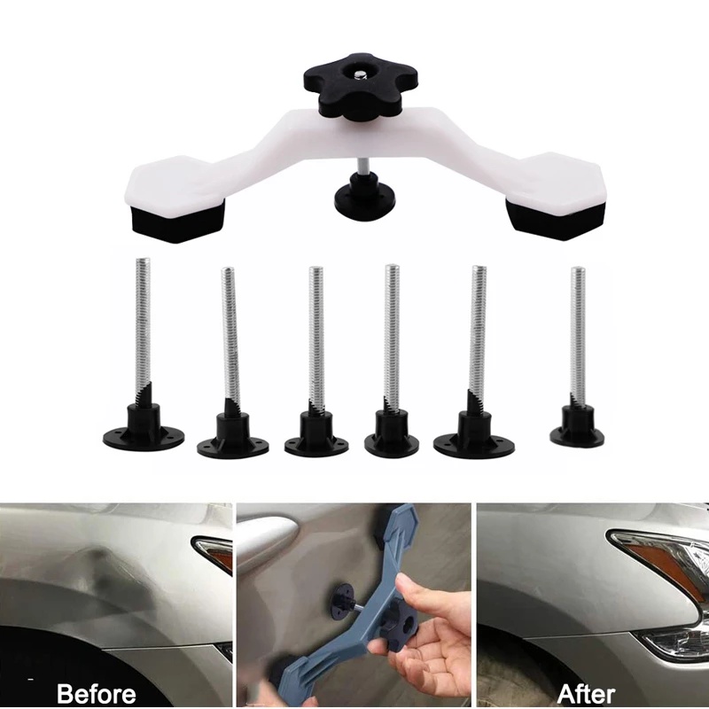 [1 Pcs Paintless Dent Repair Tool Auto Body Dent Puller Bridge]  [Glue Puller Tab for Car Dent Removal Door Dings Hail Damage Repair]