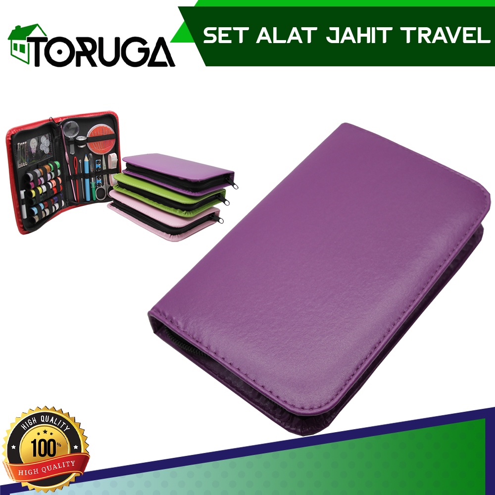 SET DOMPET ALAT JAHIT LENGKAP TRAVEL PERALATAN BENANG JARUM GUNTING