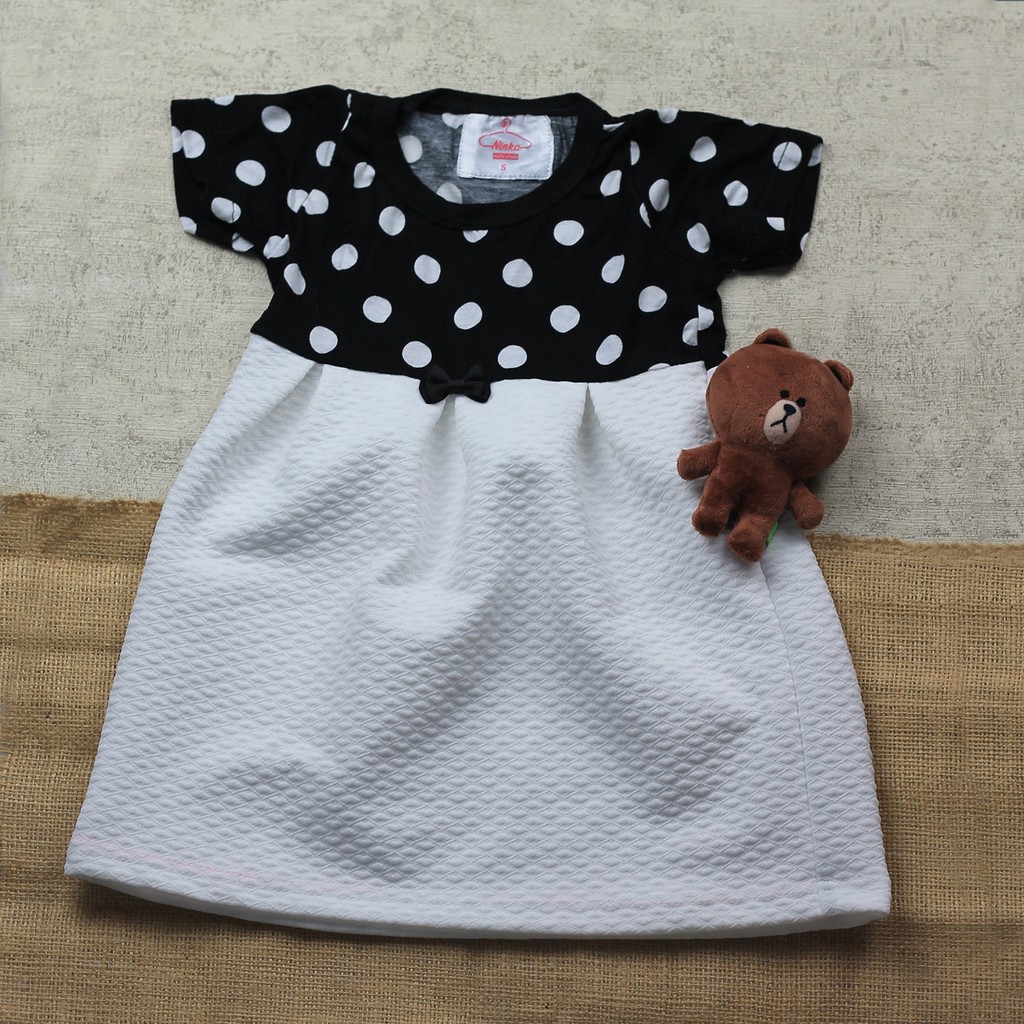Dress Anak - Fredella Dress - Dress Anak Perempuan Motif Polka