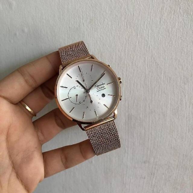 JAM TANGAN ALEXANDRE CHRISTIE COWOK AC 6555 ORIGINAL
