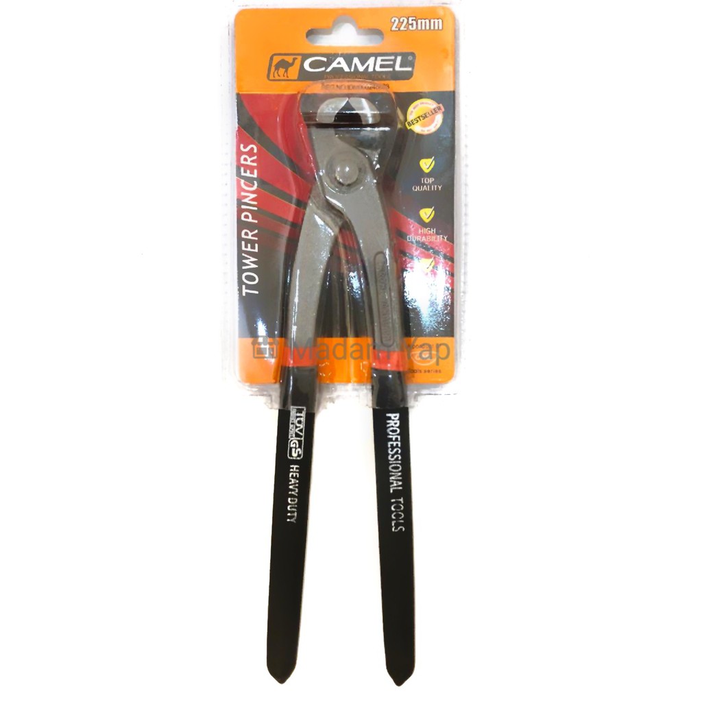 Tang Gegep Catut Potong Kakatua 9&quot; Inch Gagang Karet Kawat Camel