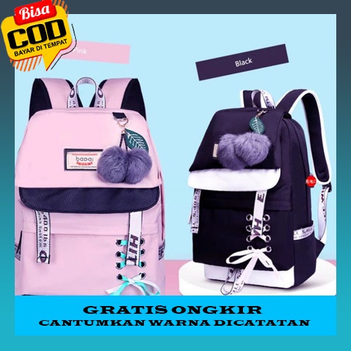 Tas Sekolah Anak Perempuan Sd Smp Sma Kelas 1 2 3 4 5 6 7 8 9 10 11 12 Import Kuliah Kekinian Anti A