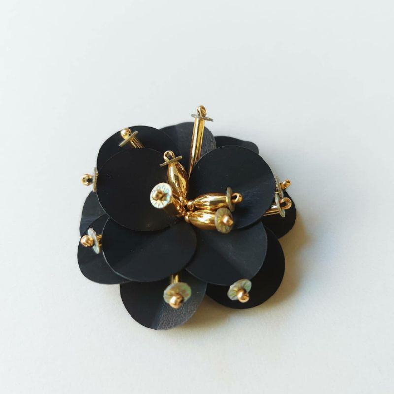 PAYET RANGKAI BUNGA 3D BLACK151