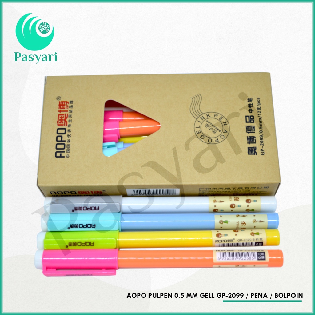 

AOPO pulpen 0.5 mm GELL GP-2099 / pena / bolpoin