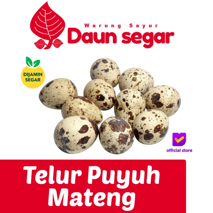 

Telur Puyuh Mateng isi 6