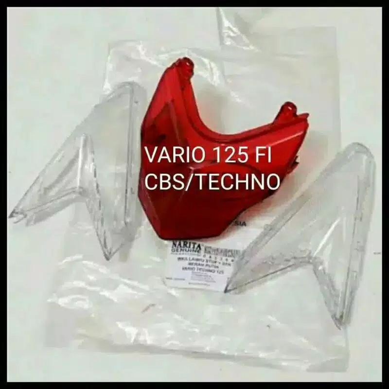 kaca mika lampu belakang / stoplamp vario tecno 125
